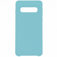 Чехол-накладка Galaxy S10 Silicone Cover Light Blue