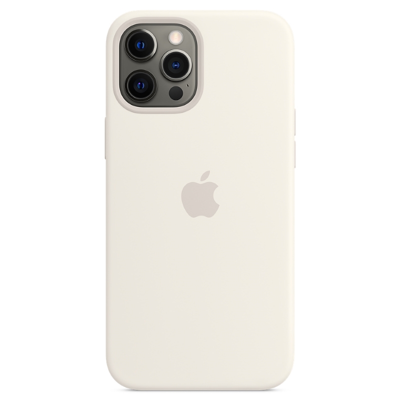Чехол iPhone 12 Pro Max Silicone Case MagSafe White