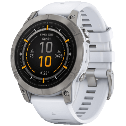 Garmin epix Pro (Gen 2) Sapphire 47 mm Titanium / Whitestone Band (010-02803-21)