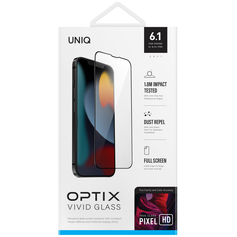 Стекло iPhone 14 Pro Uniq Optix Clear