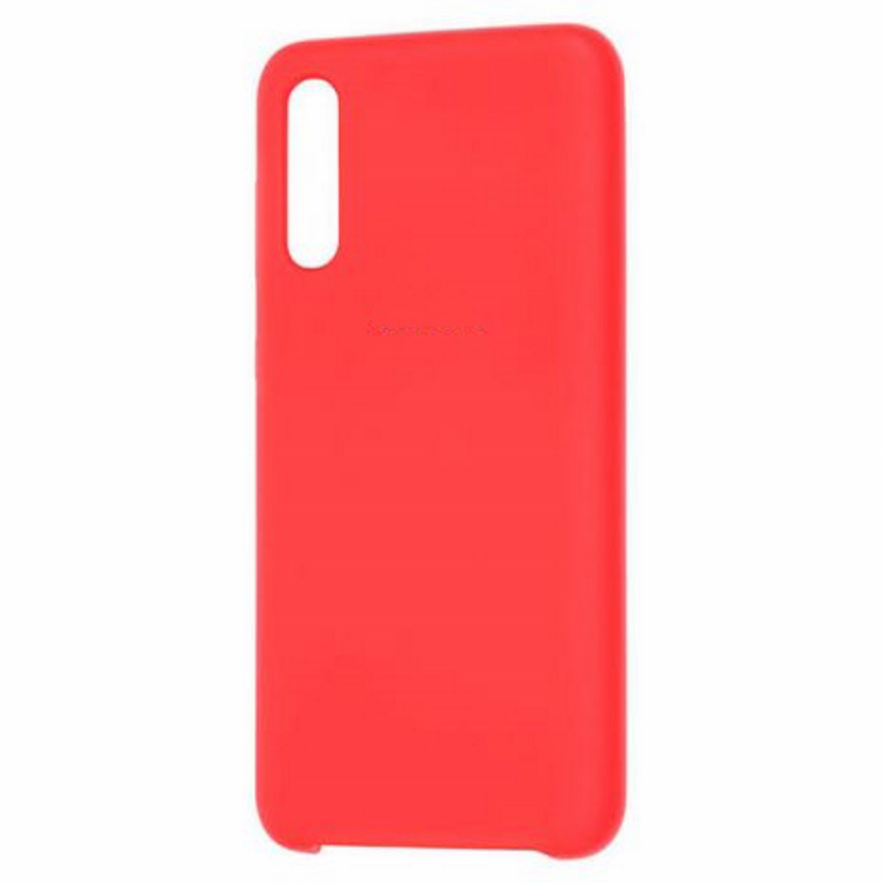 Чехол Galaxy A30S/A50 Silicone Cover Red Red (Красный)