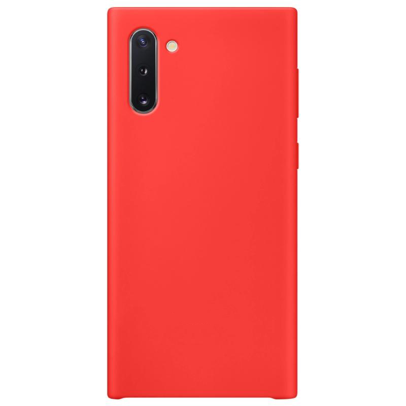 Чехол Galaxy Note 10 Silicone Cover Red