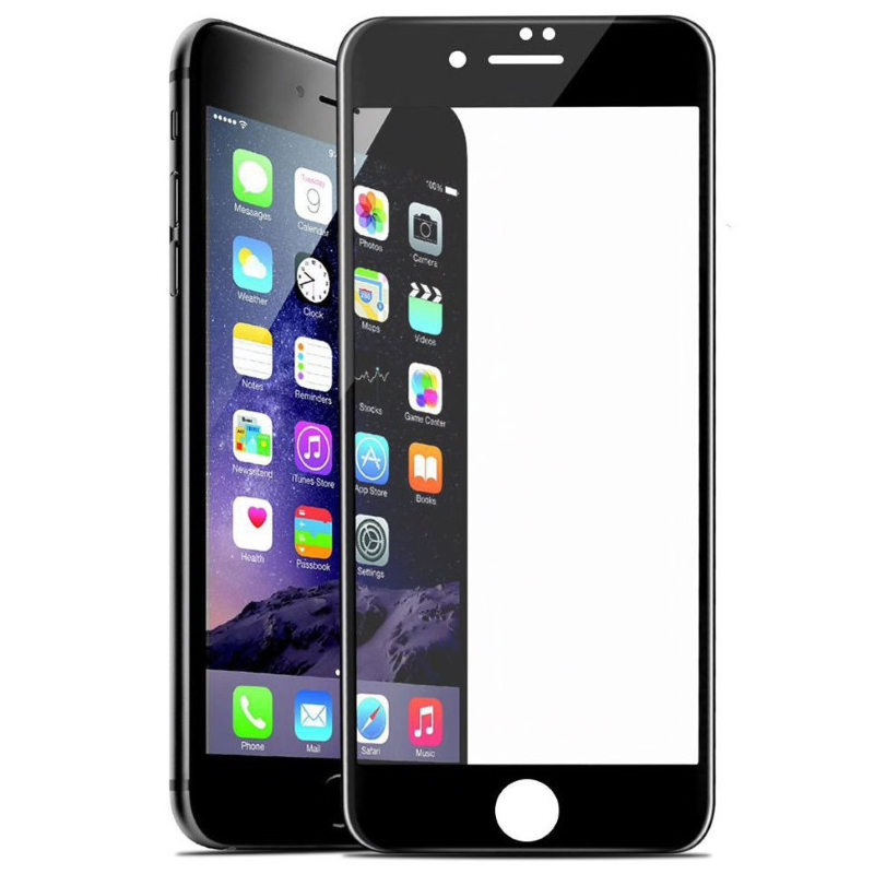 Защитное стекло 3D для iPhone 6 Plus/6S Plus Черное