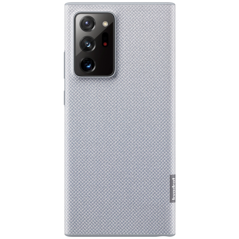 Чехол Galaxy Note 20 Ultra Kvadrat Cover Gray Grey Gray (Серый)