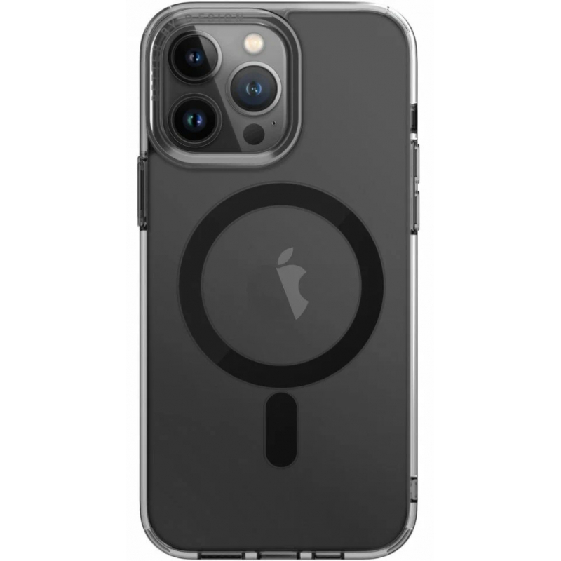 Чехол iPhone 15 Pro Uniq LifePro Xtreme AF MagSafe Frost Smoke Gray (Серый)