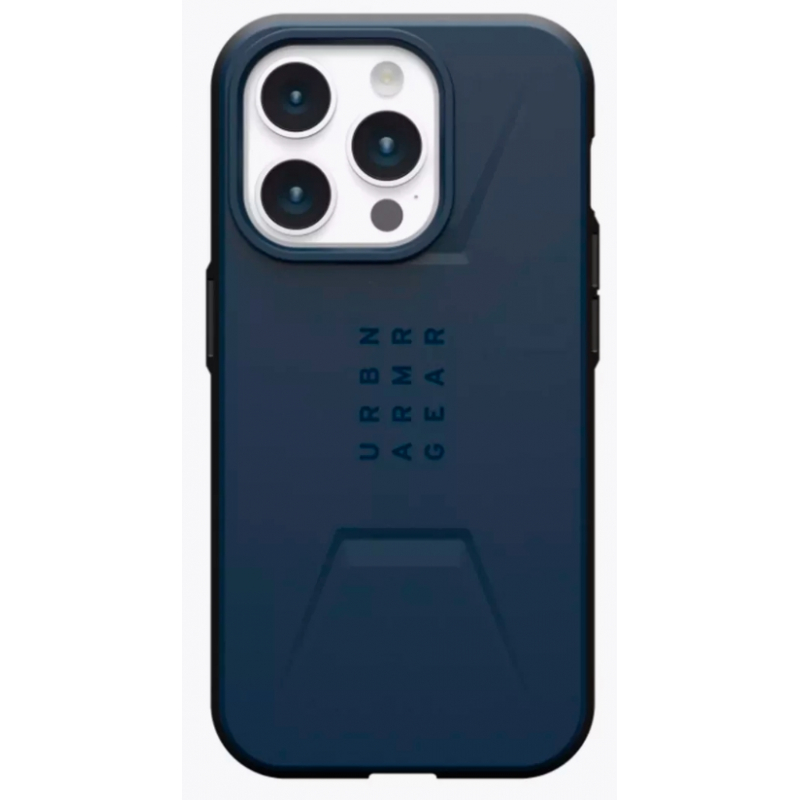 Чехол iPhone 15 Pro Max UAG Civilian MagSafe Mallard Blue (Синий)