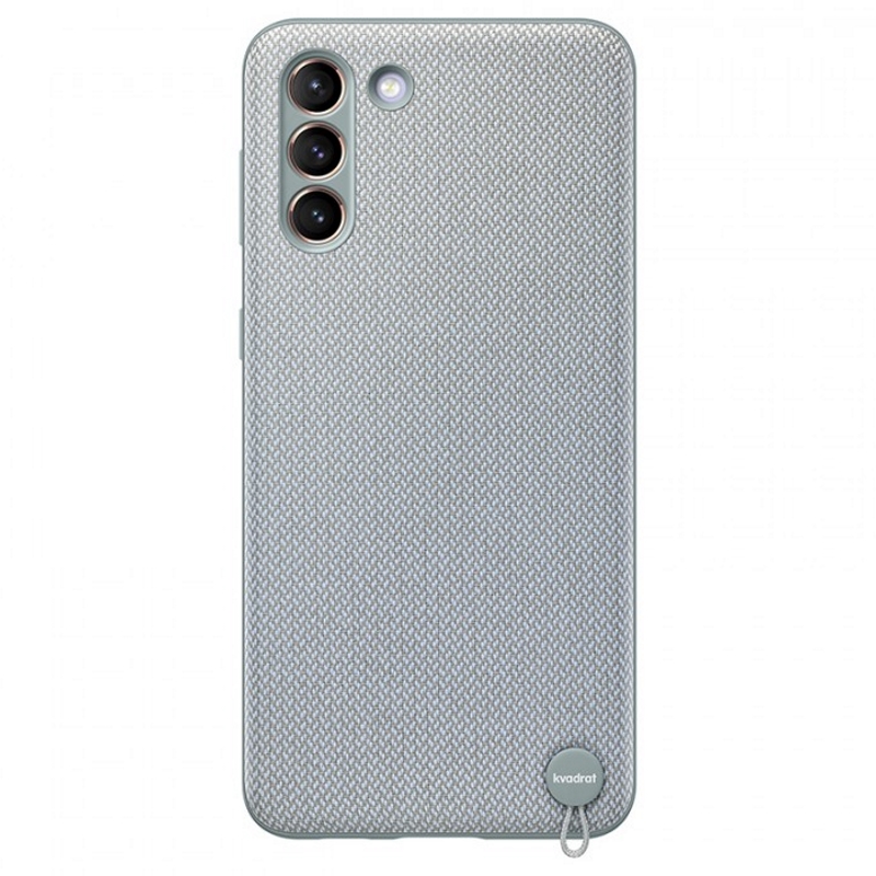 Чехол-накладка Galaxy S21 Plus Kvadrat Cover Mint Grey Grey Gray (Серый)