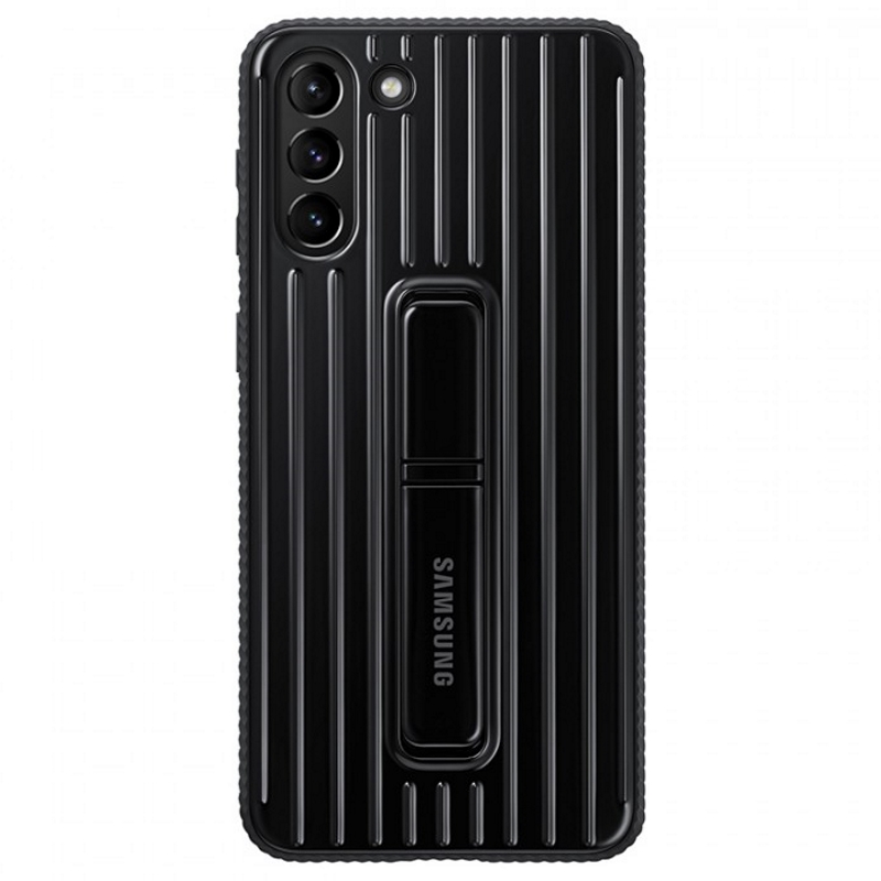 Чехол-накладка Galaxy S21 Plus Protective Standing Cover Black Black (Черный)