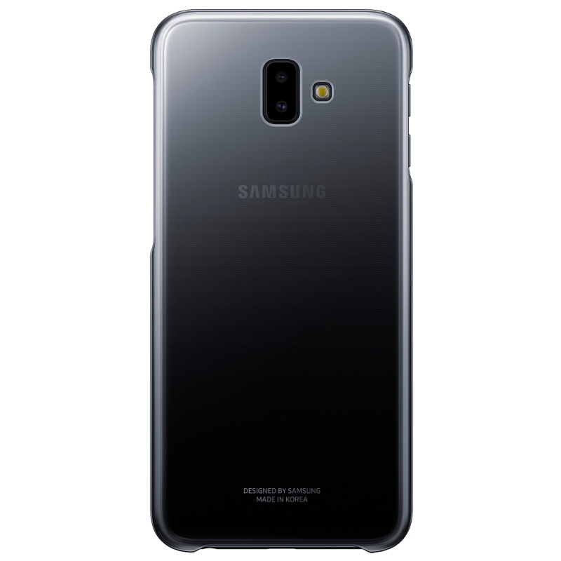 Чехол Galaxy J6 Plus Gradation Cover Black Black (Черный)