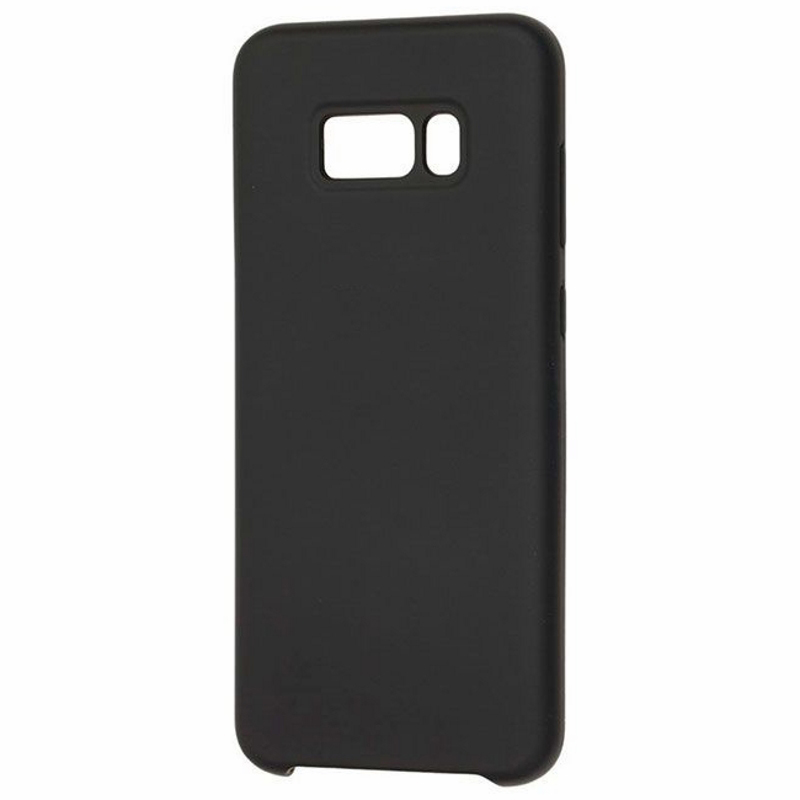 Чехол Galaxy S8 Silicone Cover Black Black (Черный)