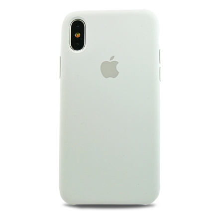 Чехол iPhone XS Max Silicone Case White