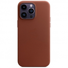 Чехол MagSafe iPhone 14 Pro Max Leather Umber (Оригинал)