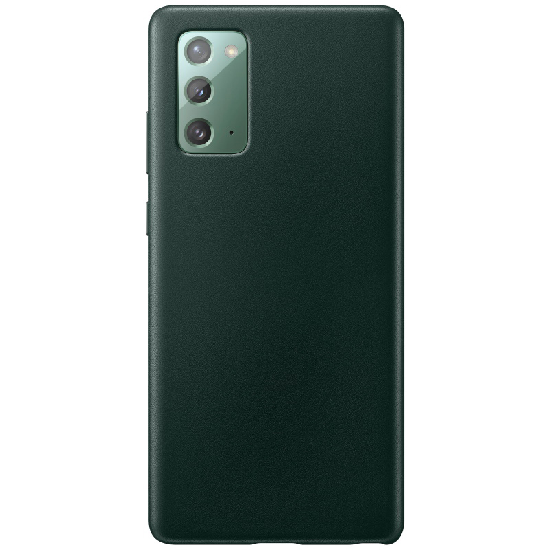 Чехол Galaxy Note 20 Leather Cover Green Green (Зелёный)