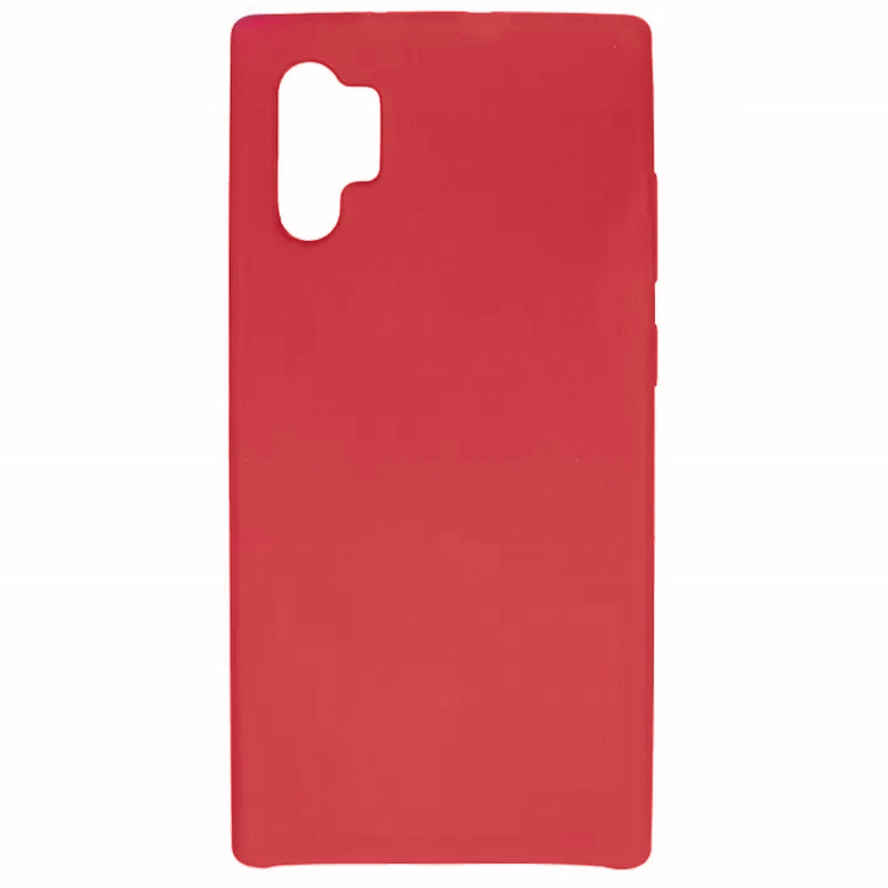 Чехол Galaxy Note 10 Plus Silicone Cover Red Red (Красный)