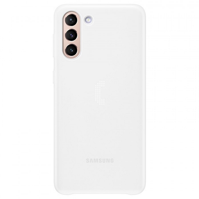 Чехол-накладка Galaxy S21 Plus LED Cover White White (Белый)