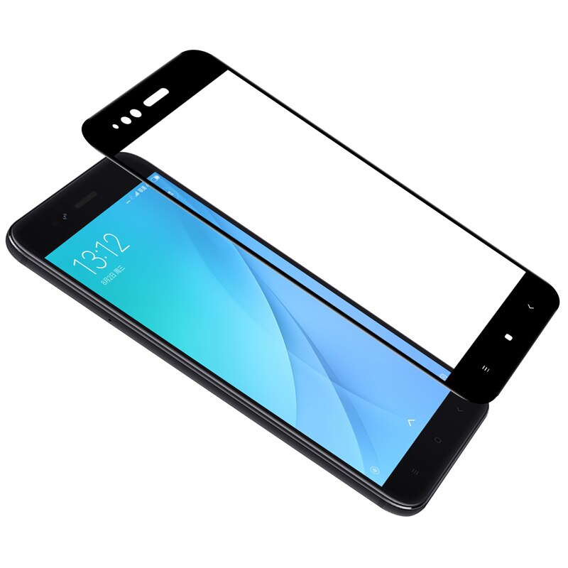 Защитное стекло 3D для Xiaomi Mi A1 Черное