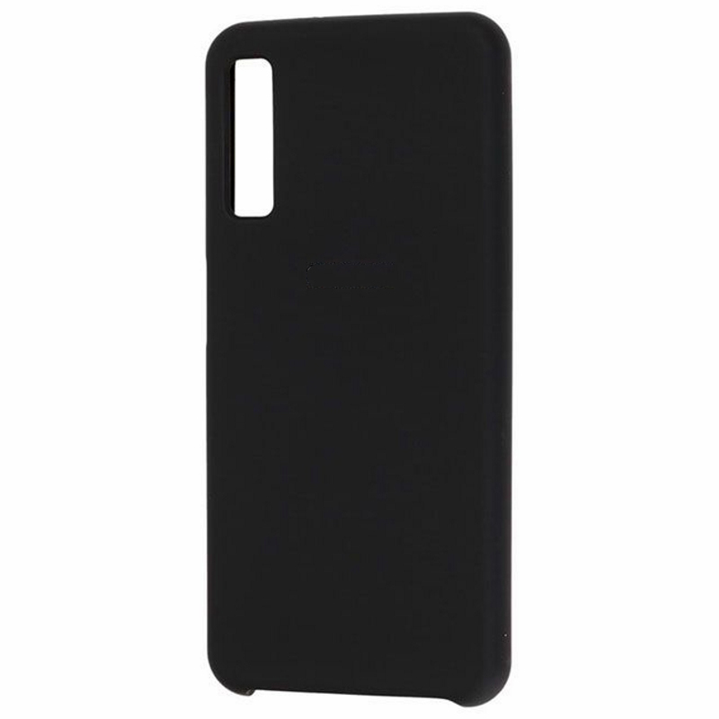 Чехол Galaxy A7 (2018) Silicone Cover Black Black (Черный)