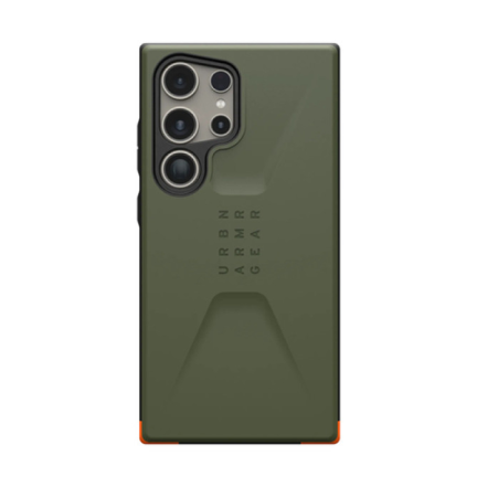 Чехол Samsung S24 Ultra UAG Civilian Olive Drab (Черный)