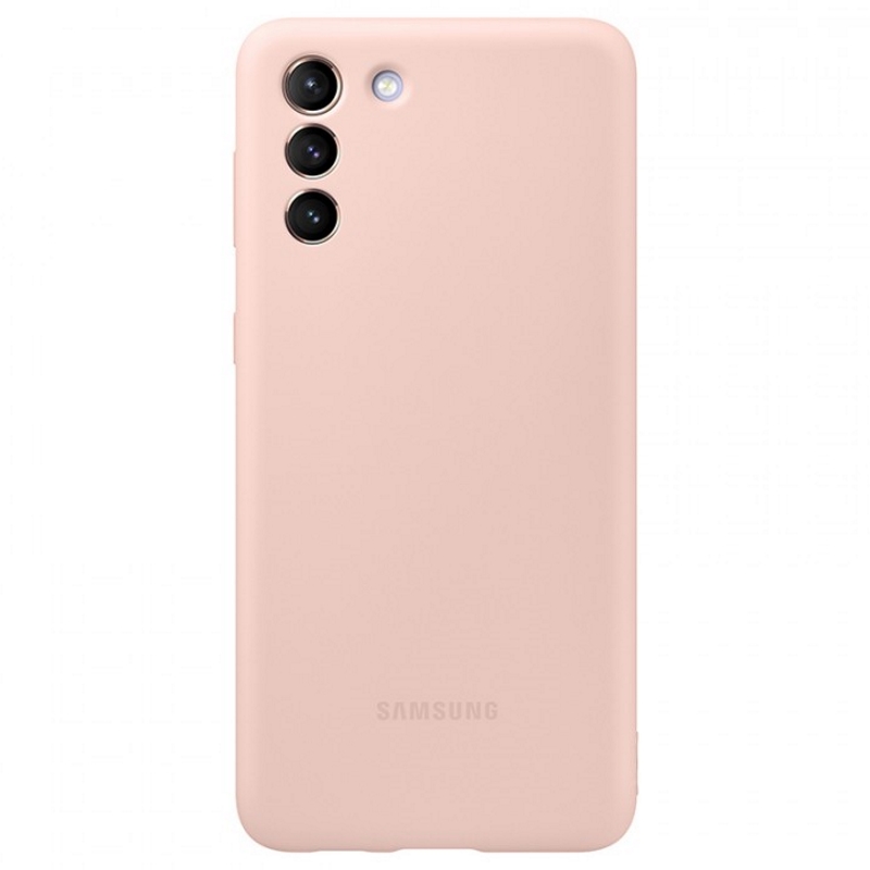 Чехол-накладка Galaxy S21 Silicone Cover Pink Pink (Розовый)