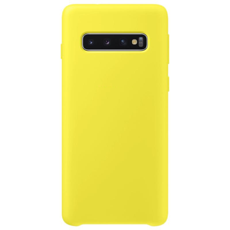 Чехол Galaxy S10 Silicone Cover Yellow 
