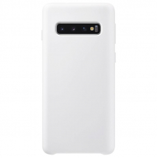 Чехол-накладка Galaxy S10 Silicone Cover White