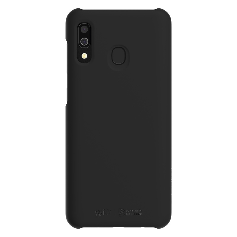 Чехол Galaxy A30 Premium Hard Case Black Black (Черный)