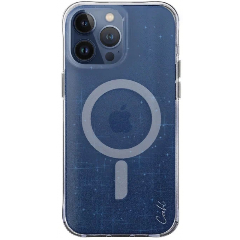 Чехол iPhone 15 Pro Max Uniq COEHL Lumino MagSafe Prussian Blue Blue (Синий)