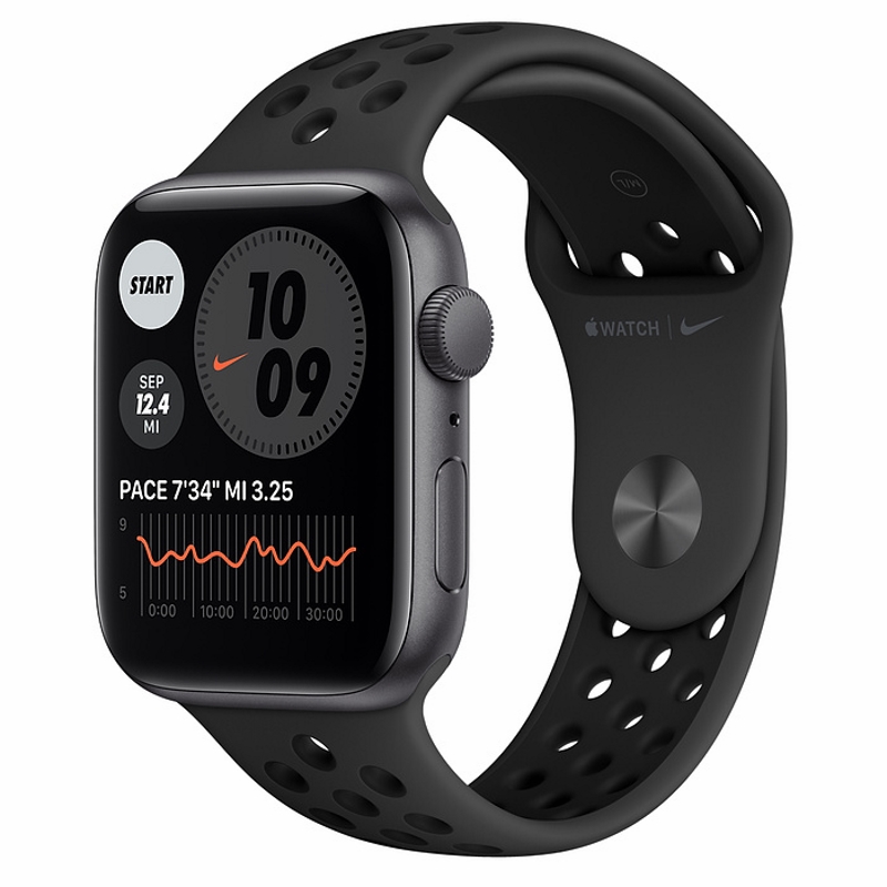 Apple Watch SE 44mm Space Gray Aluminum Case / Anthracite/Black NIKE Sport Band