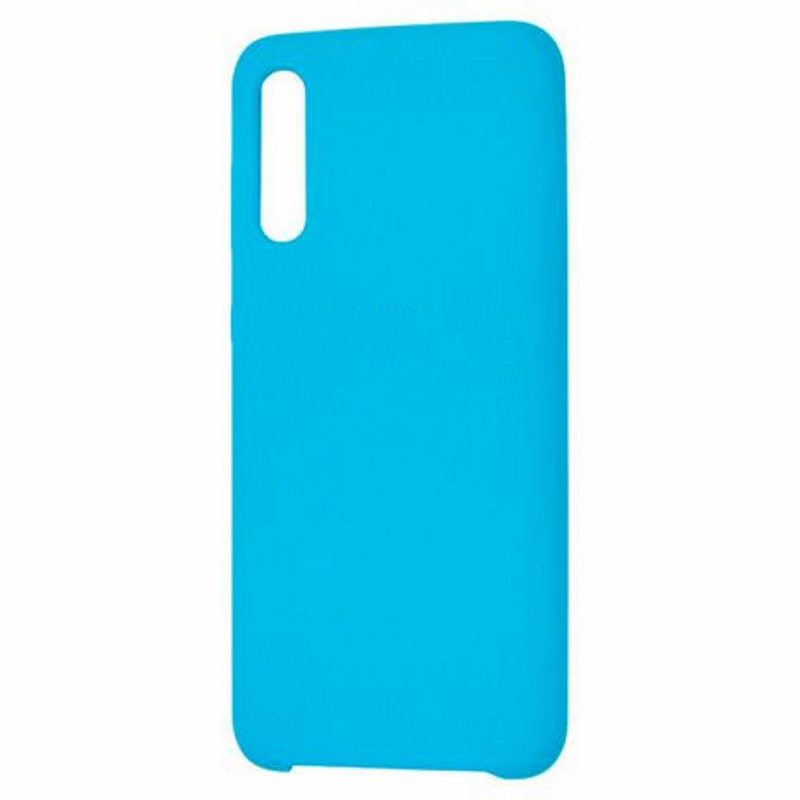 Чехол Galaxy A30S/A50 Silicone Cover Light Blue Blue (Голубой)