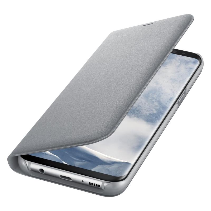 Чехол Galaxy S8 Plus LED View Cover Silver