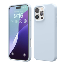 Чехол iPhone 16 Pro Elago Soft Silicone Liquid Light Blue