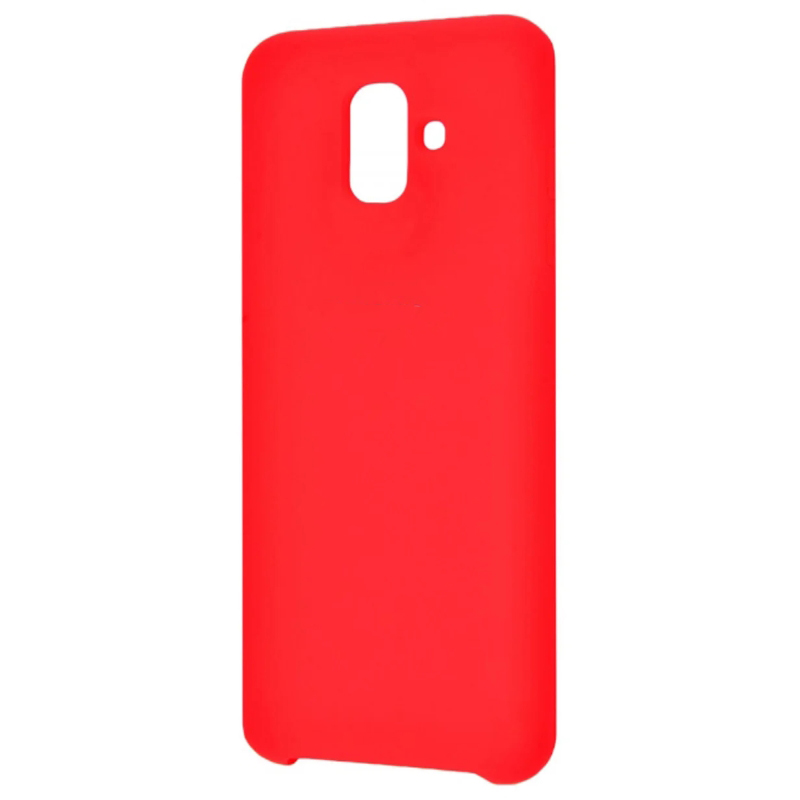 Чехол Galaxy A6 (2018) Silicone Cover Red Red (Красный)