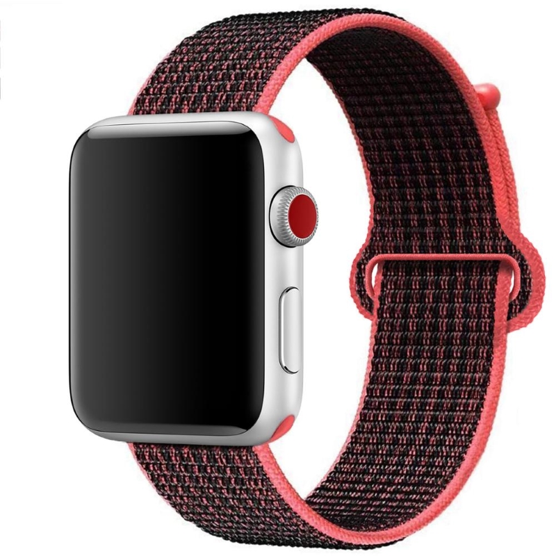 Ремешок для Apple Watch 38/40mm Loop Red Black