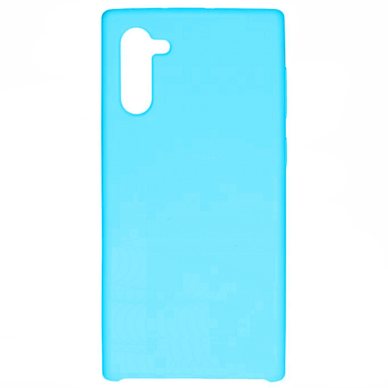 Чехол Galaxy Note 10 Silicone Cover Light Blue Blue (Голубой)