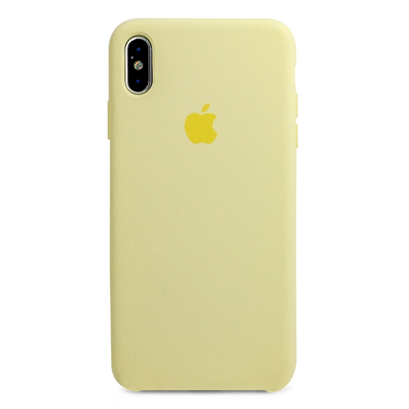 Чехол iPhone X/XS Silicone Case Mellow Yellow