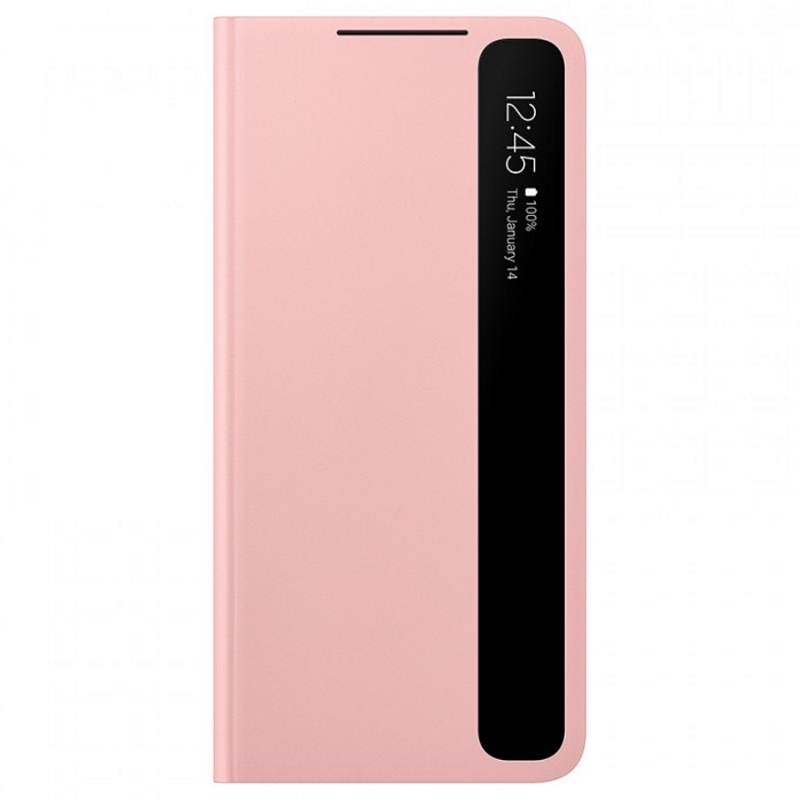 Чехол-книга Galaxy S21 Plus Clear View Cover Pink Pink (Розовый)
