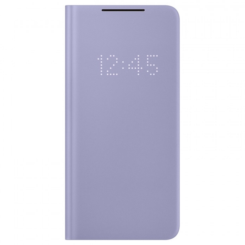 Чехол-книга Galaxy S21 Plus LED View Cover Violet Purple (Фиолетовый)