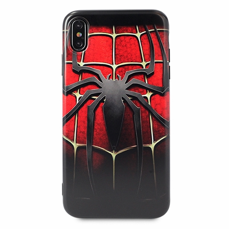 Чехол iPhone XS Max Galaxy Силикон Spider man