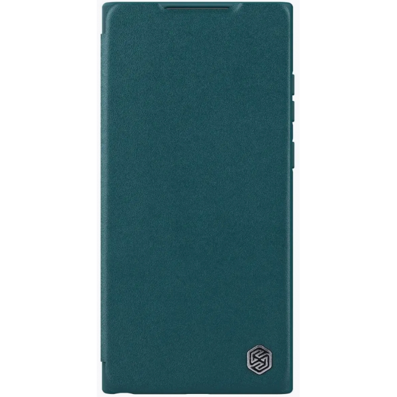 Чехол-книга Samsung S23 Ultra Nillkin QIN Pro Booktype Green Green (Зеленый)