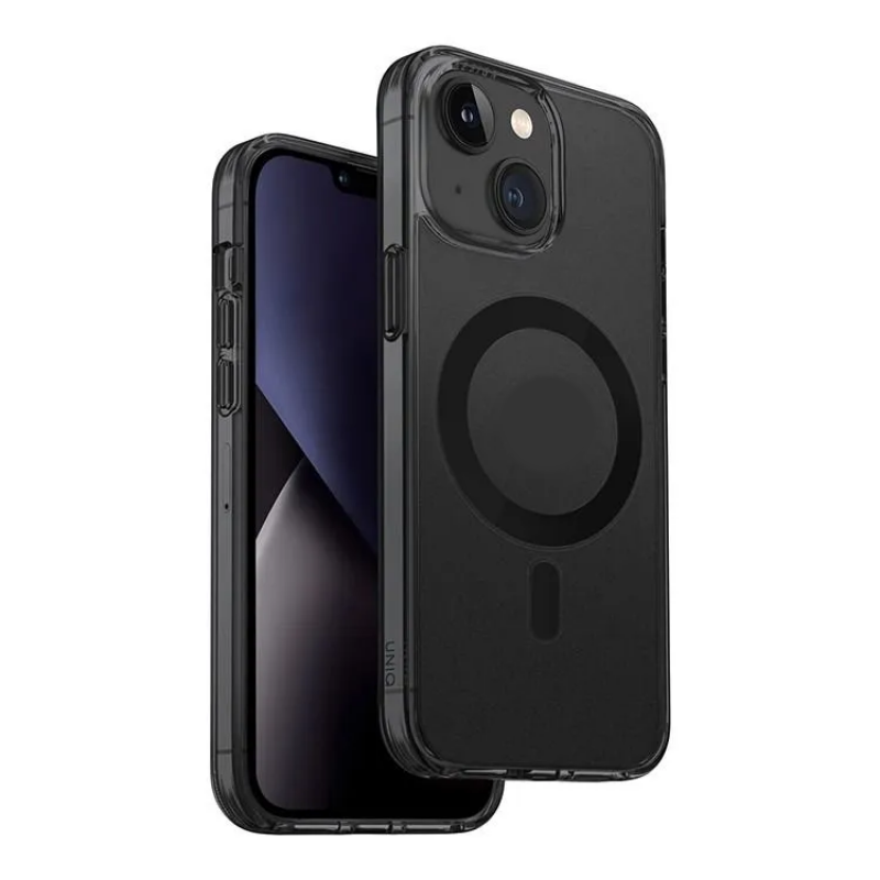 Чехол iPhone 14 Pro Uniq Combat Charcoal Black (Черный)