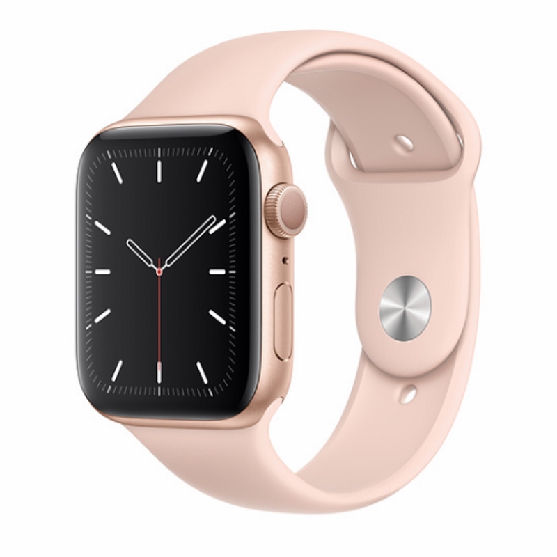 Apple Watch S5 44mm Gold Aluminum / Pink Sand Sport Band Идеальное Б/У