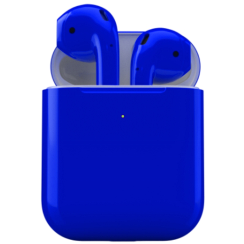 Apple AirPods 2 Синий Глянец (с функцией беспроводной зарядки)