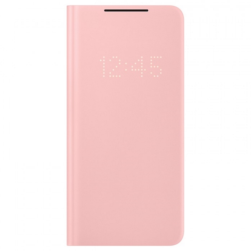 Чехол-книга Galaxy S21 Plus LED View Cover Pink Pink (Розовый)