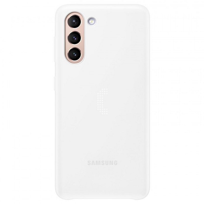 Чехол-накладка Galaxy S21 LED Cover White White (Белый)