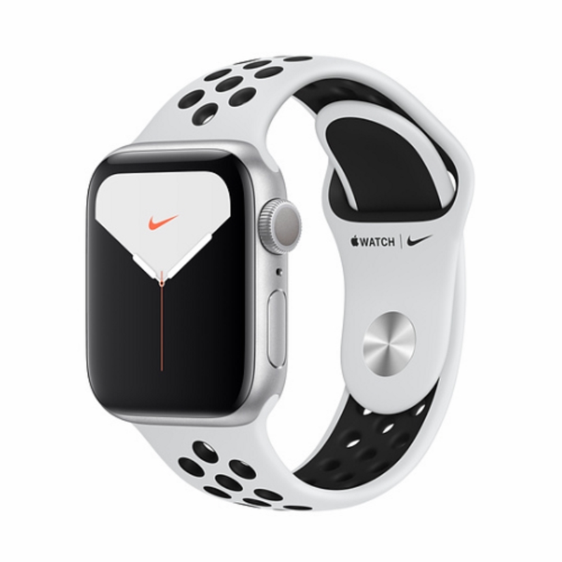 Apple Watch S5 NIKE 40mm Silver Aluminum / Pure Platinum Sport Band Идеальное Б/У