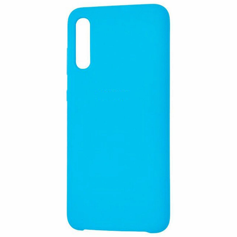 Чехол Galaxy A70 Silicone Cover Light Blue Blue (Голубой)