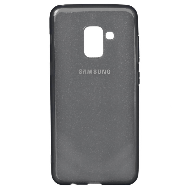 Чехол Galaxy A50 Силикон Dark Gray Grey Gray (Серый)